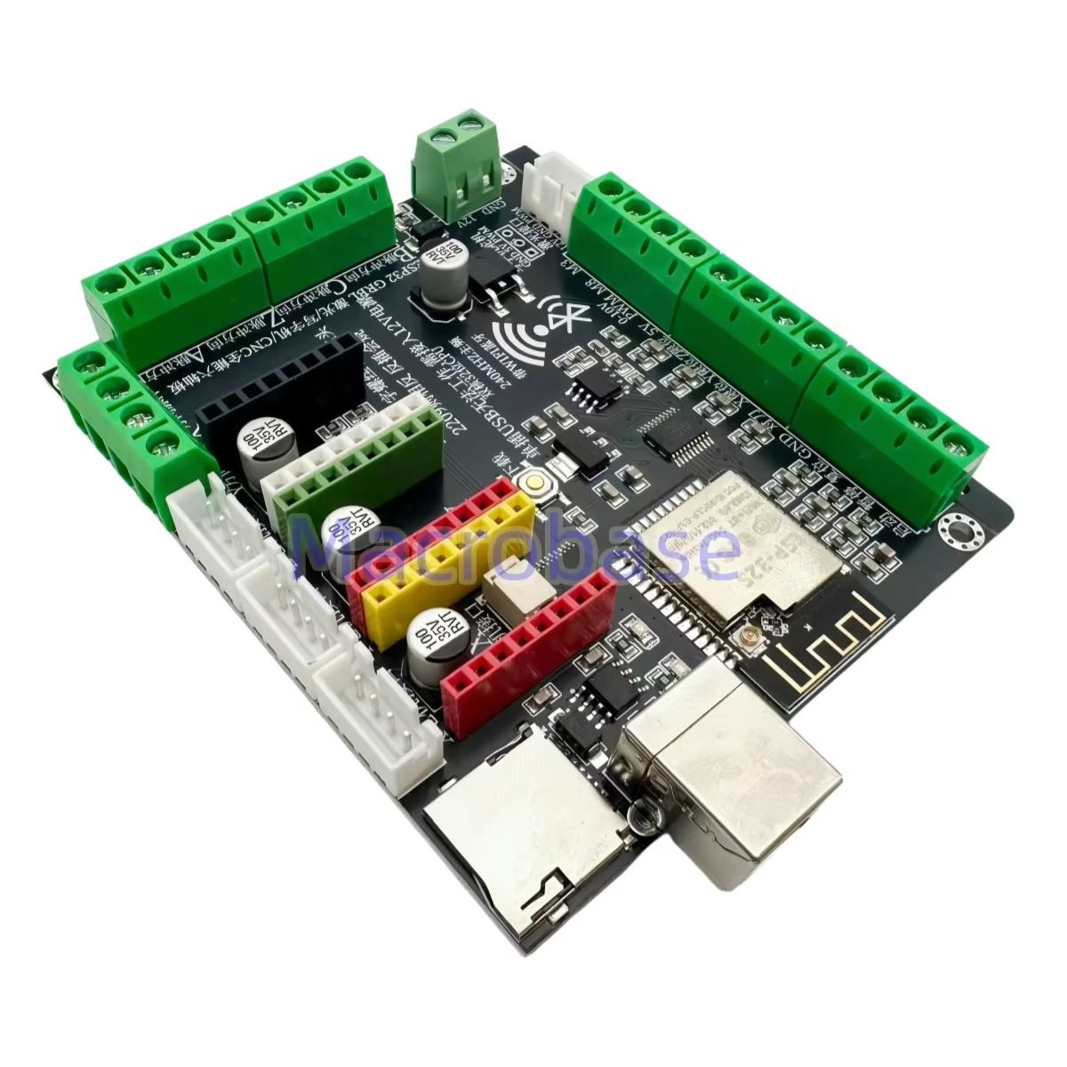 GENERICO - Plaqueta Tarjeta Control Cnc Grbl 6 Ejes Esp32 Wifi Spindle