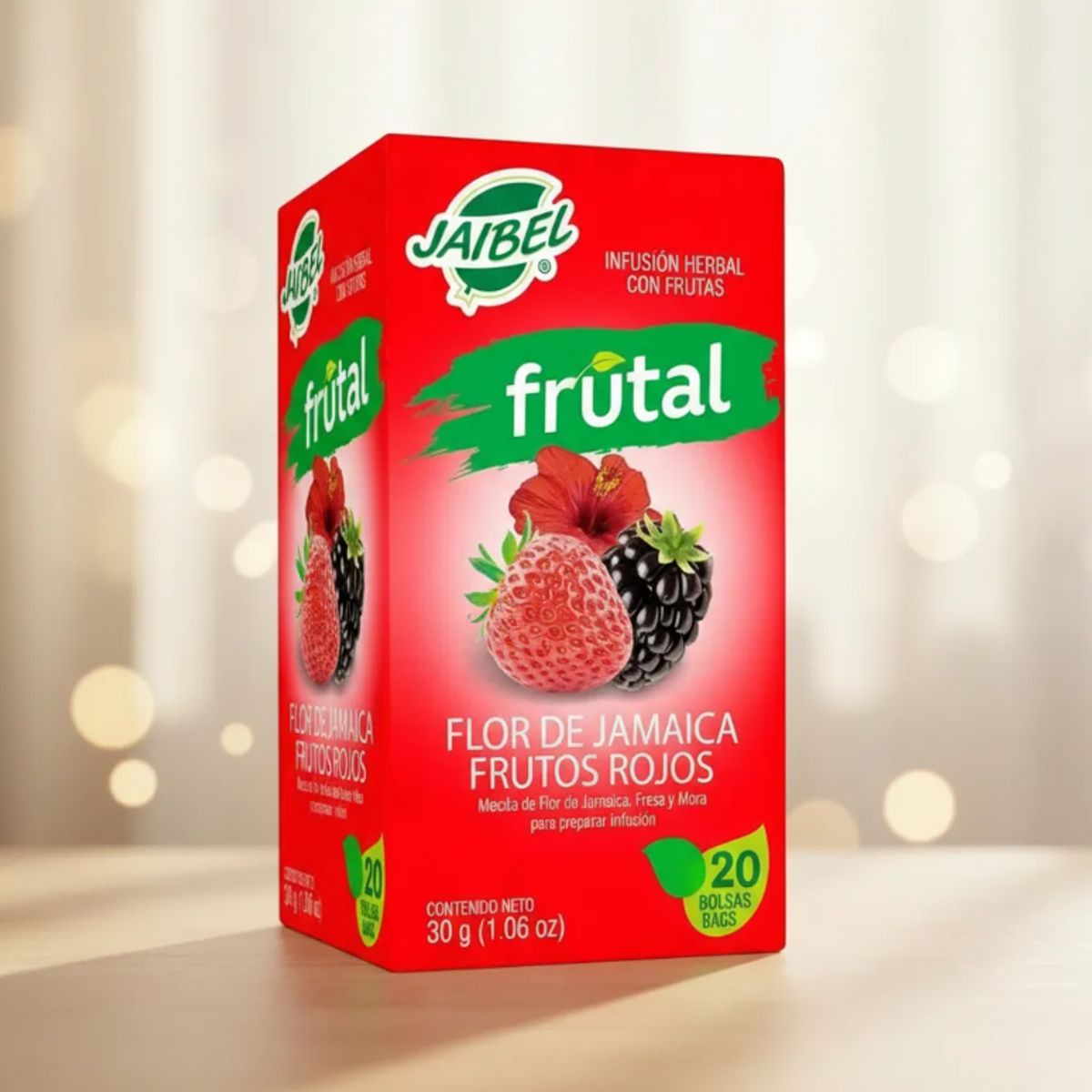 JAIBEL - Aromatica Jaibel Flor De Jamaica 4 Pack X20 Sobres