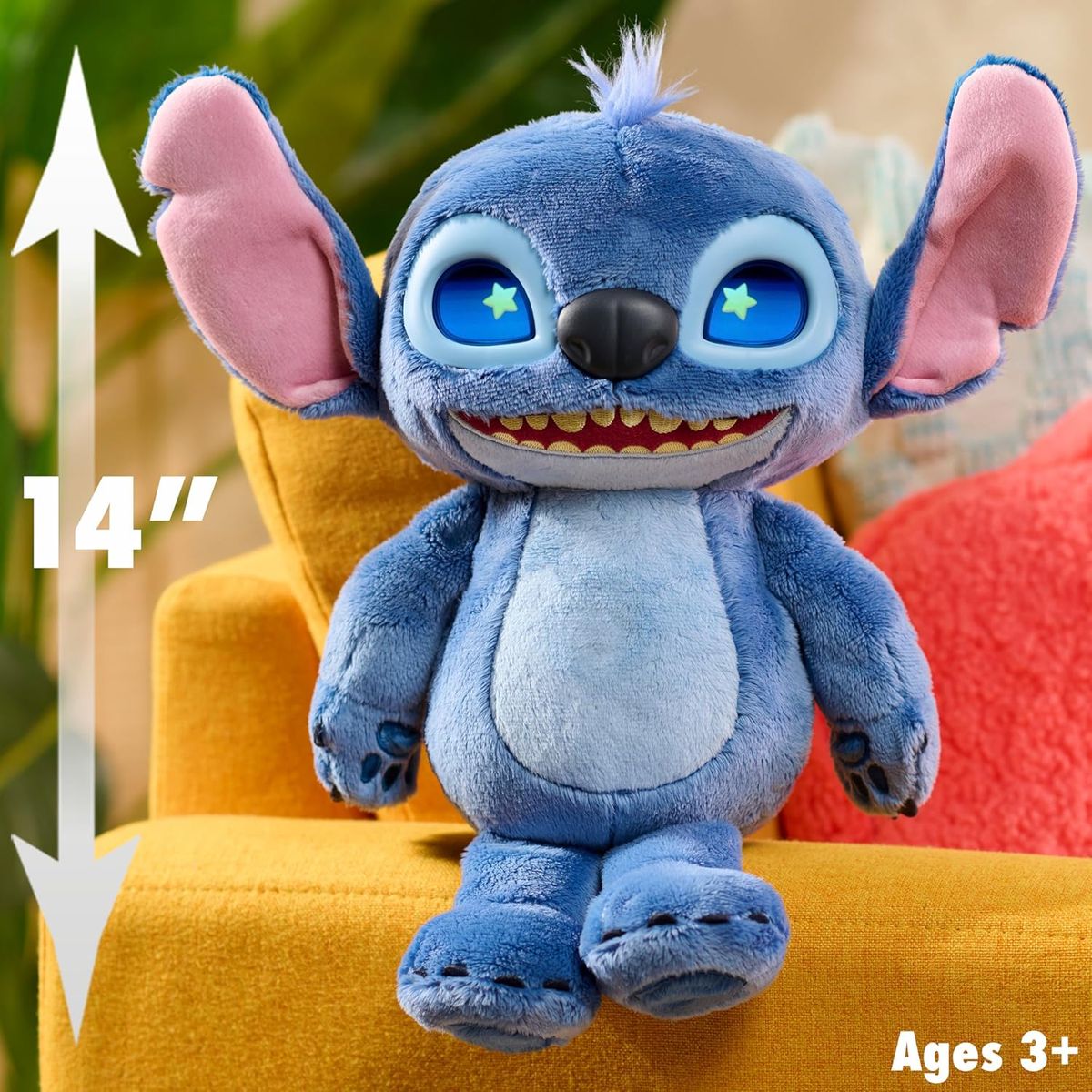 SPIN MASTER - Stitch Interactivo Peluche Sonidos Y Ojos Divertidos