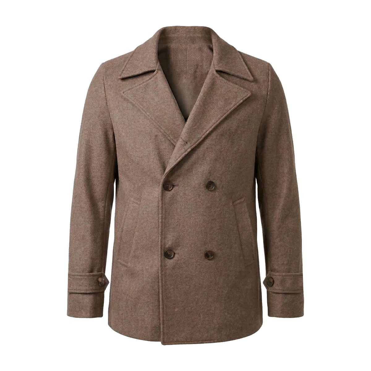 SYK - Gaban Para Hombre Cruzado Unicolor Blazer