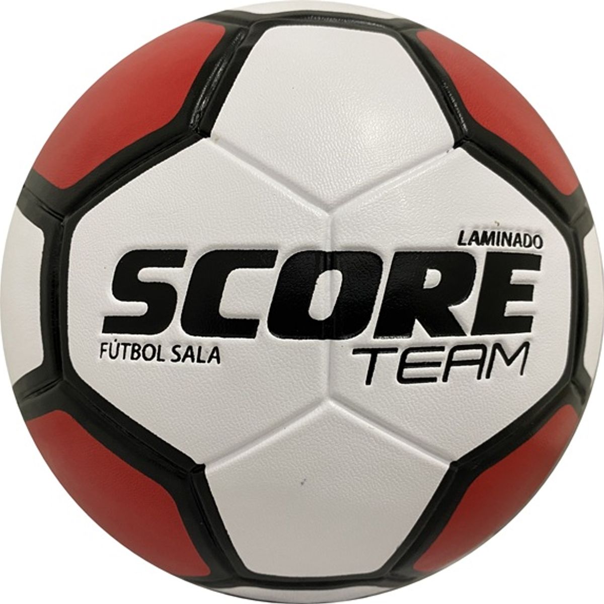 GOLTY - Balón De Fútbol Sala Score By Golty Team Laminado Rojo