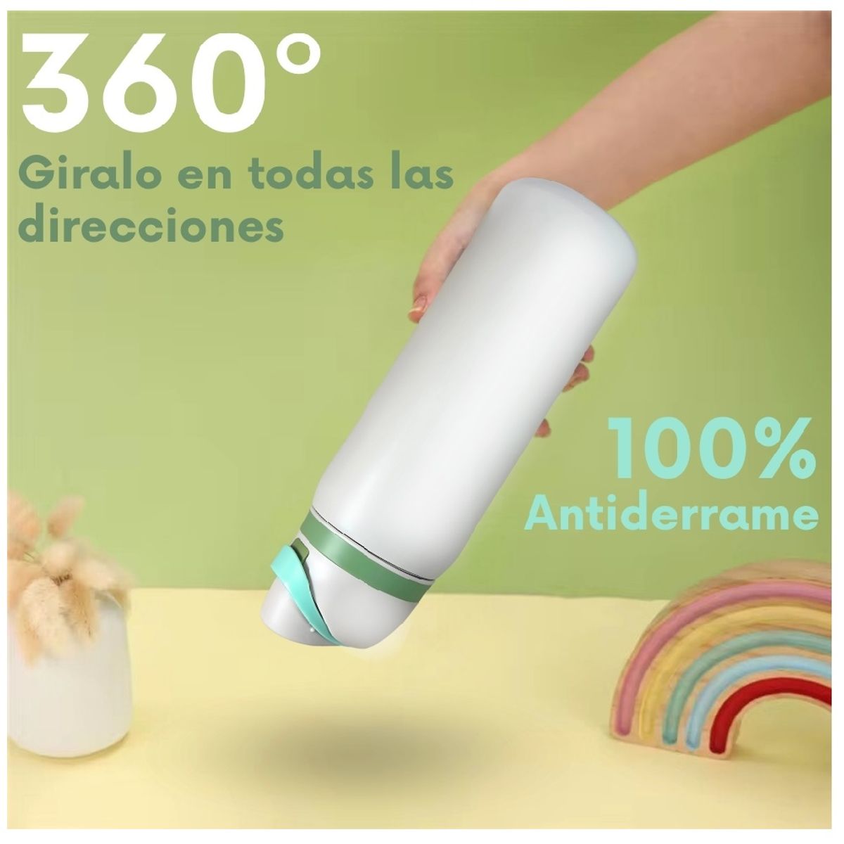 AMERICAN GENERICS - Termo Botella Agua Termica Acero Inoxidable 32oz Multicolor