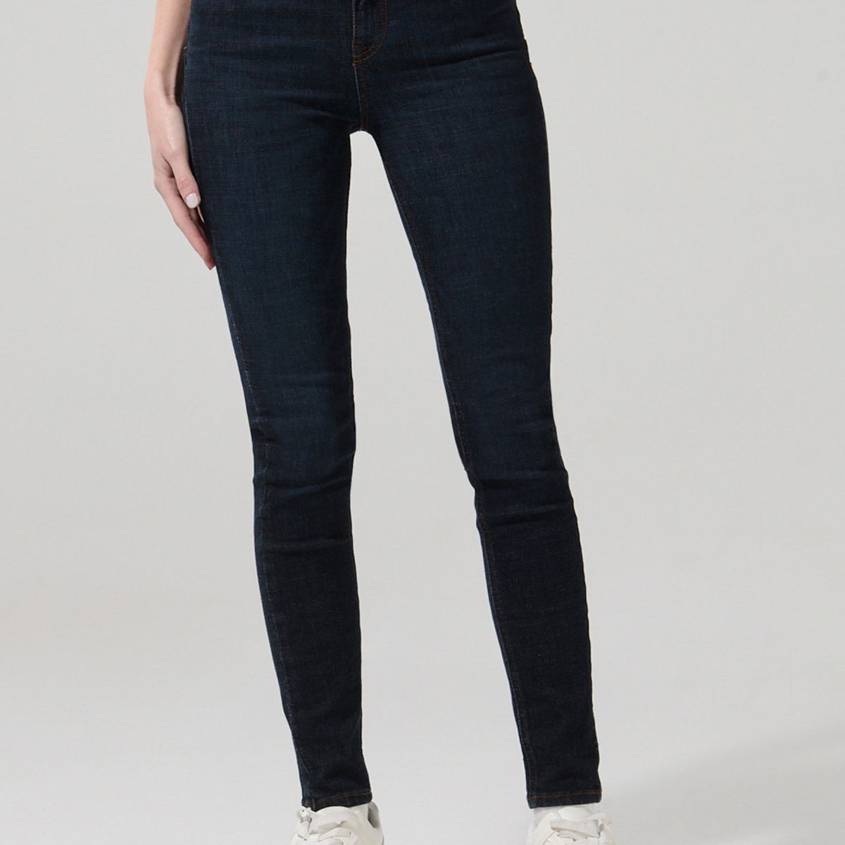 KOAJ - KOAJ Jean push up tiro alto azul intenso ceñido con bolsill Mujer