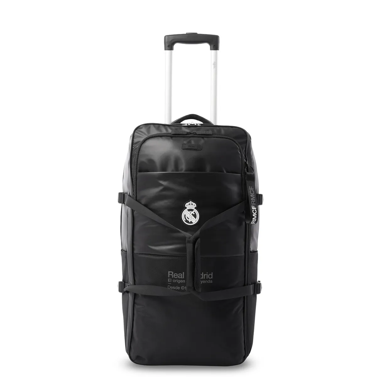TOTTO - Maleta de Viaje Mediana Real Madrid Negra