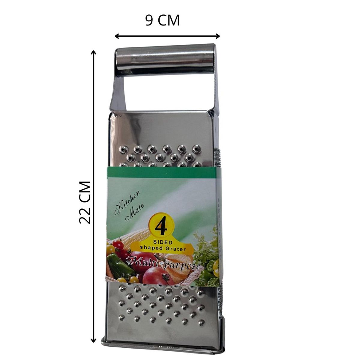 MAZUGI - Rallador de acero inoxidable multiuso para cocina ergonomico
