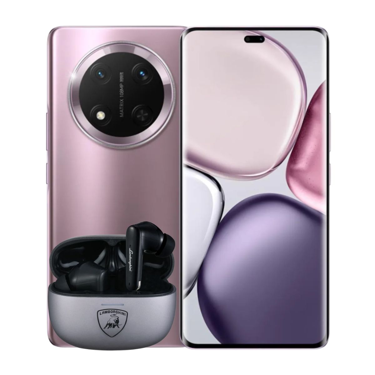 HONOR - Celular Honor Magic 7 Lite 5G 8Gb Ram 512Gb Morado + Audifonos Lamborghini