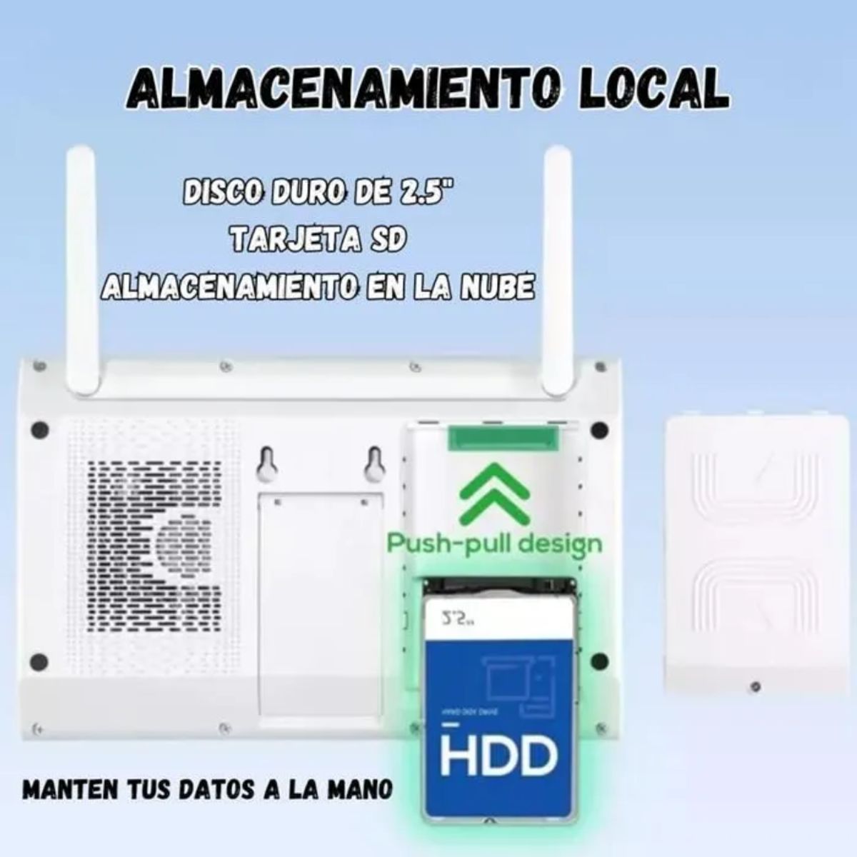 TECNOHOGAR JS - Combo Camaras Seguridad Wifi Interior Exterior Nvr Pantalla