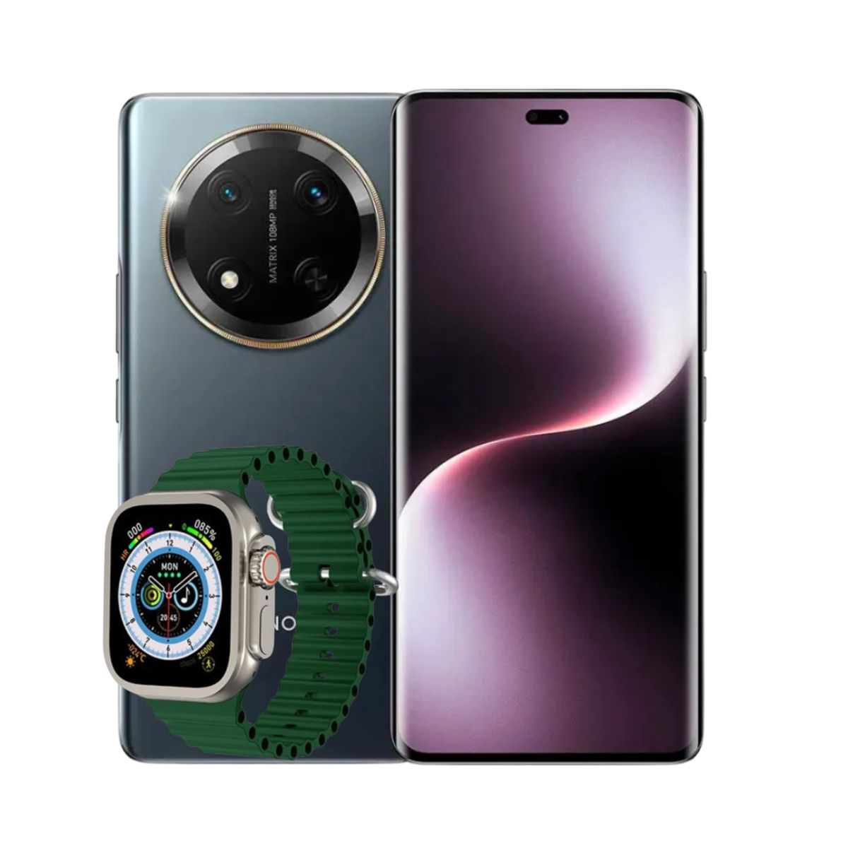 HONOR - Celular Honor Magic 7 Lite 5G 8Gb Ram 512Gb Negro + Smartwatch Mobula H8 Ultra