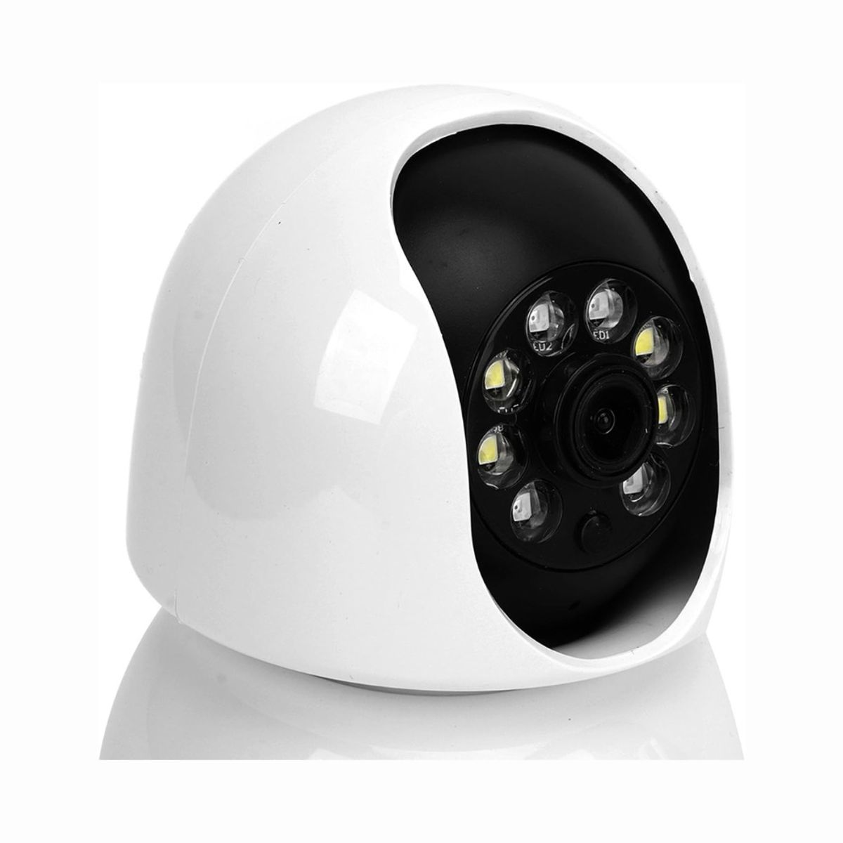 GENERICO - Cámara De Seguridad Interior Robótica Wifi App 390Eyes
