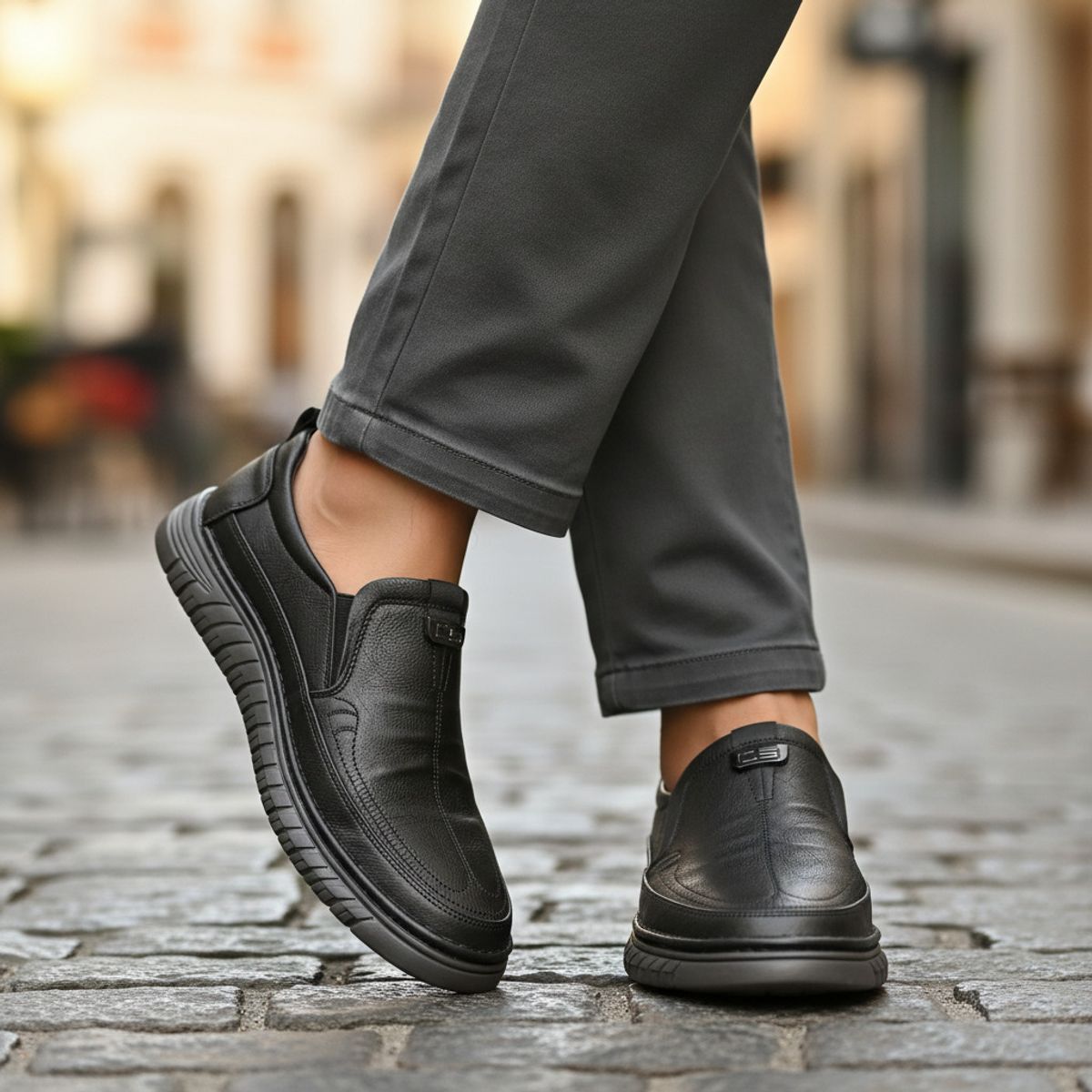 URBOTS - Zapato Hombre Casual Ejecutivo UltraCómodo  Antideslizante Sin Cordones Estilo Diario