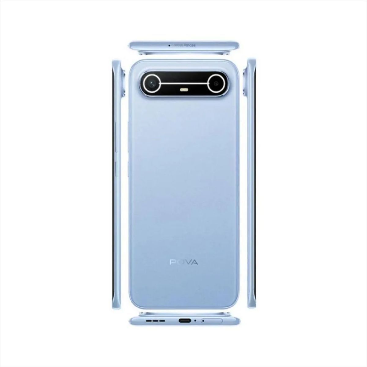 TECNO MOBILE - Celular Tecno Pova Slim 5G 256 Gb 8 Ram Azul