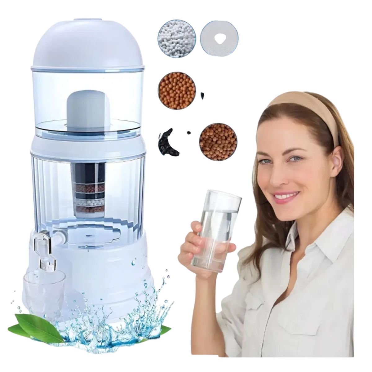GENERICO - FILTRO PURIFICADOR DE  AGUA 14 LITROS