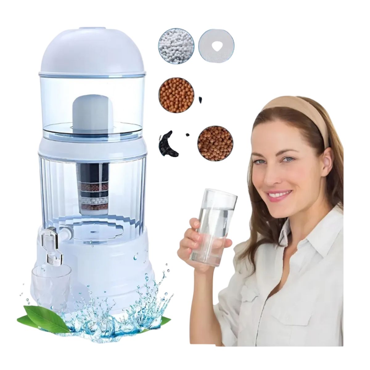 GENERICO - FILTRO PURIFICADOR DE  AGUA 14 LITROS