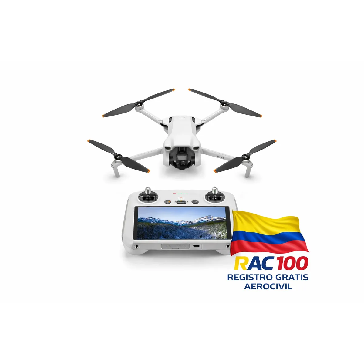 DJI - DJI MINI 3 SENCILLO RC (CONTROL PANTALLA)