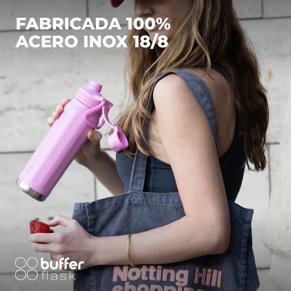 BUFFER FLASK - Termo Botella Agua Termica Acero Inoxidable Buffer Flask 1l