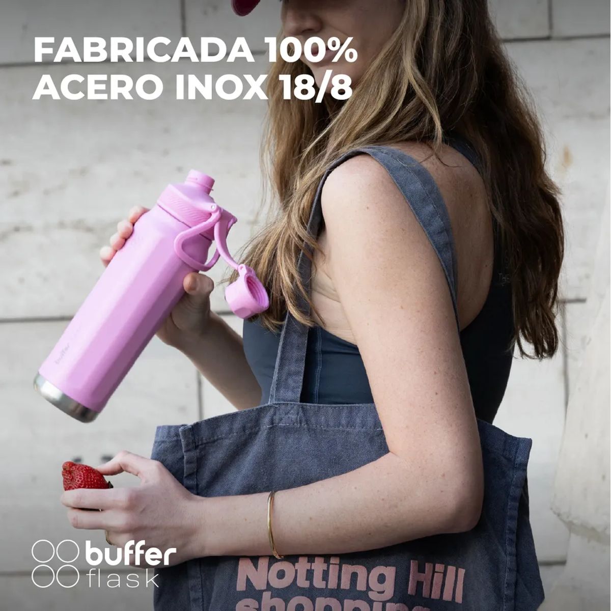 BUFFER FLASK - Termo Botella Agua Termica Acero Inoxidable Buffer Flask 1l