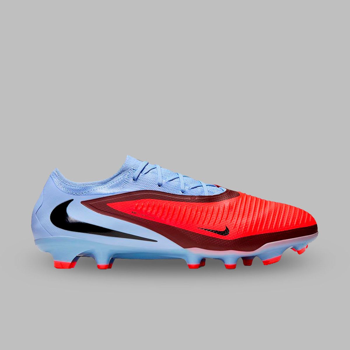 NIKE - Guayos Nike Hombre Phantom 6 Low Pro FG - Azul/Rojo