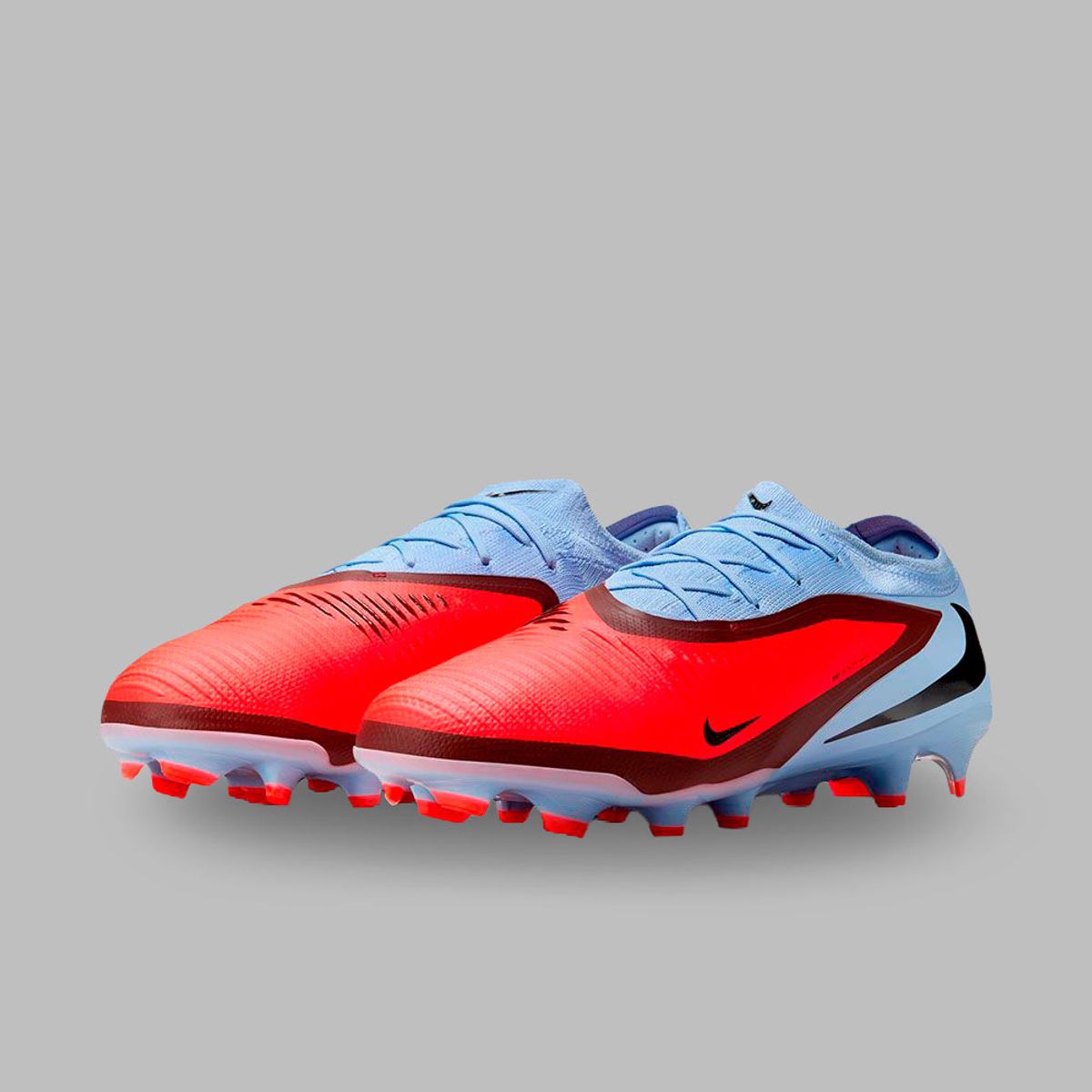 NIKE - Guayos Nike Hombre Phantom 6 Low Pro FG - Azul/Rojo