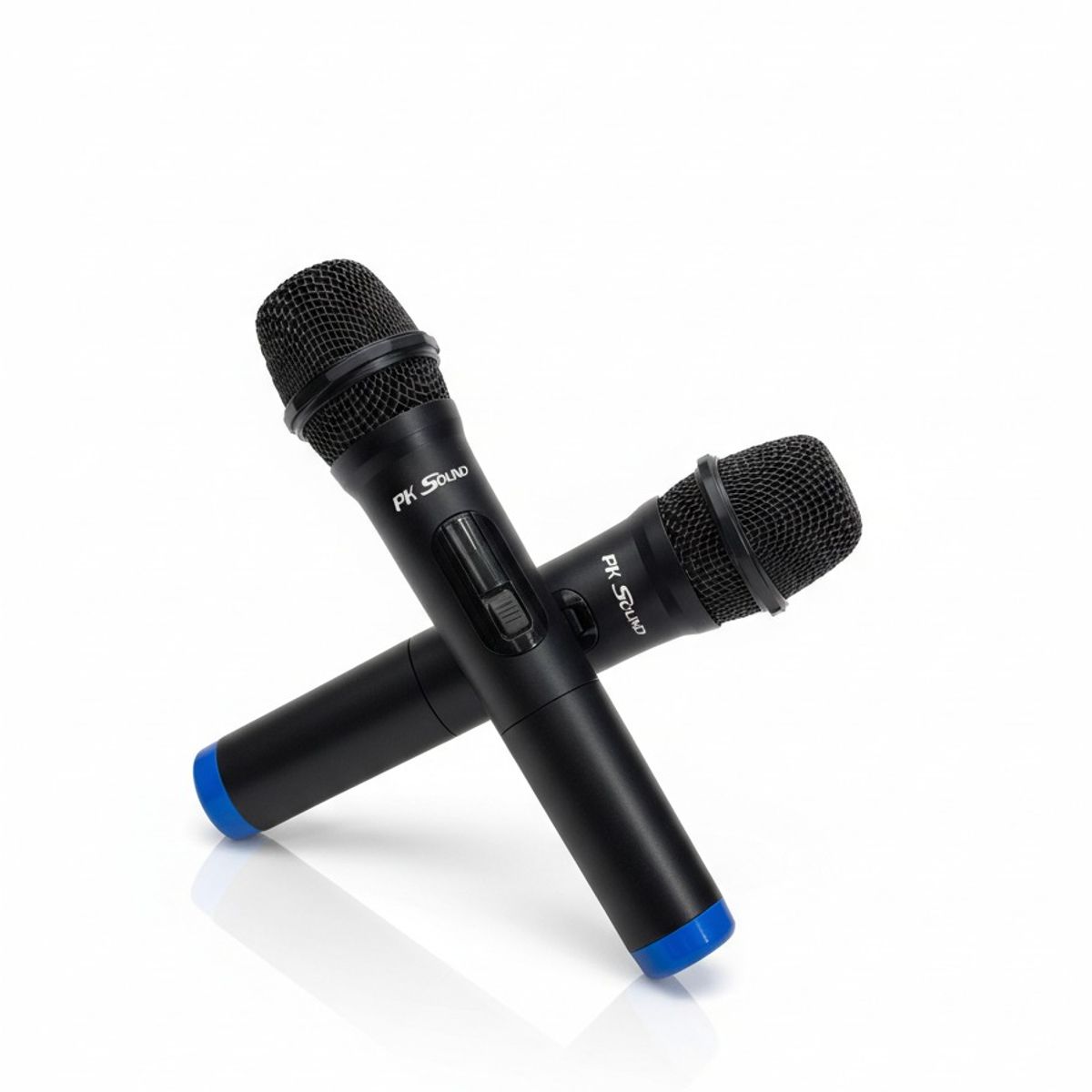 PK - Parlante de Fiesta 8” Doble - 40W + 2 Micrófonos Inalámbricos 