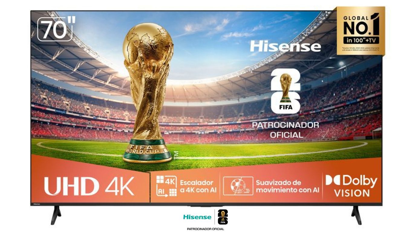 Televisor Hisense 70 4K UHD Smart Tv 70A6NV