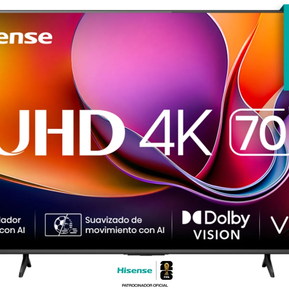 HISENSE - Televisor Hisense 70 4K UHD Smart Tv 70A6NV