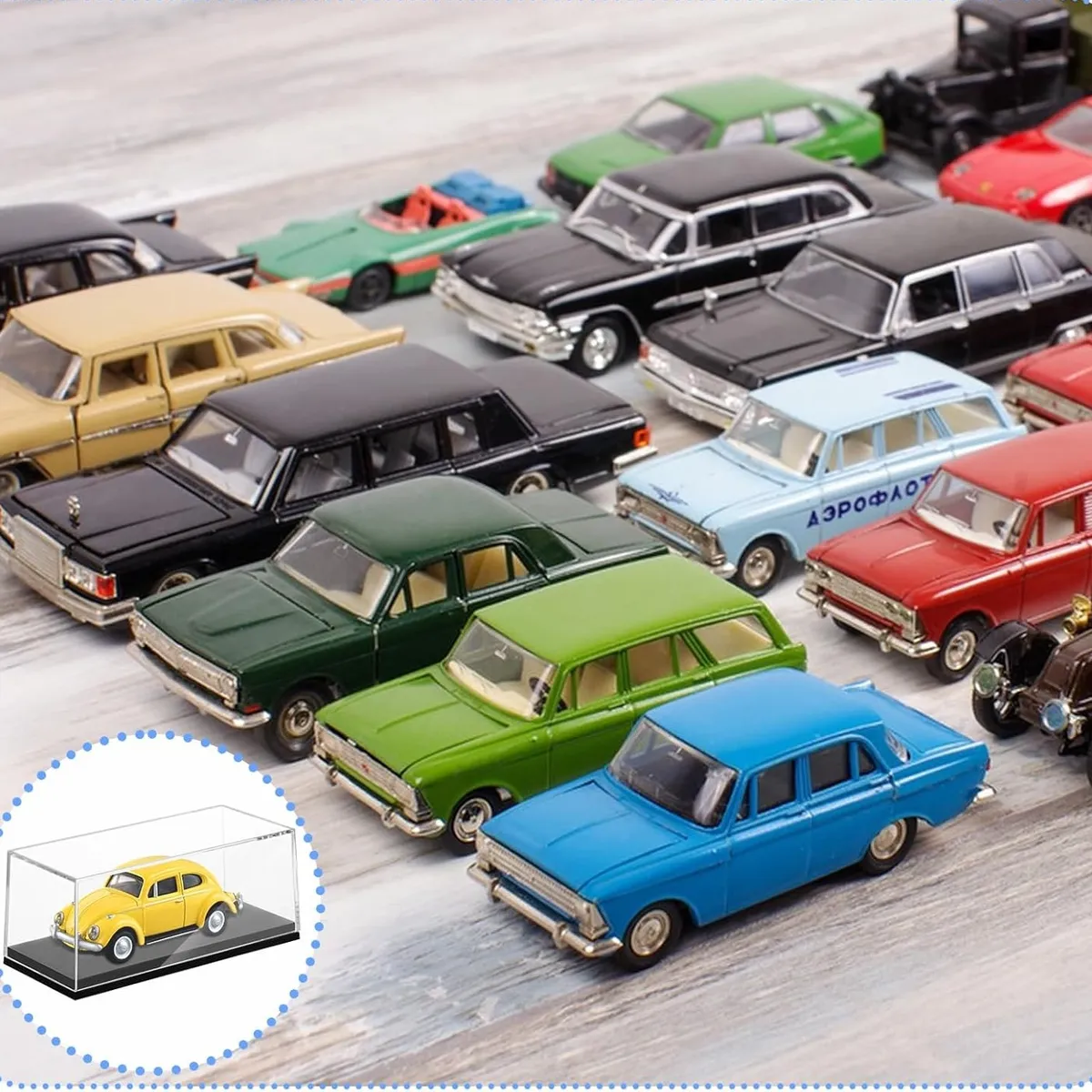 GENERICO - Exhibidor para Carros Hot Wheels Caja Individual x3