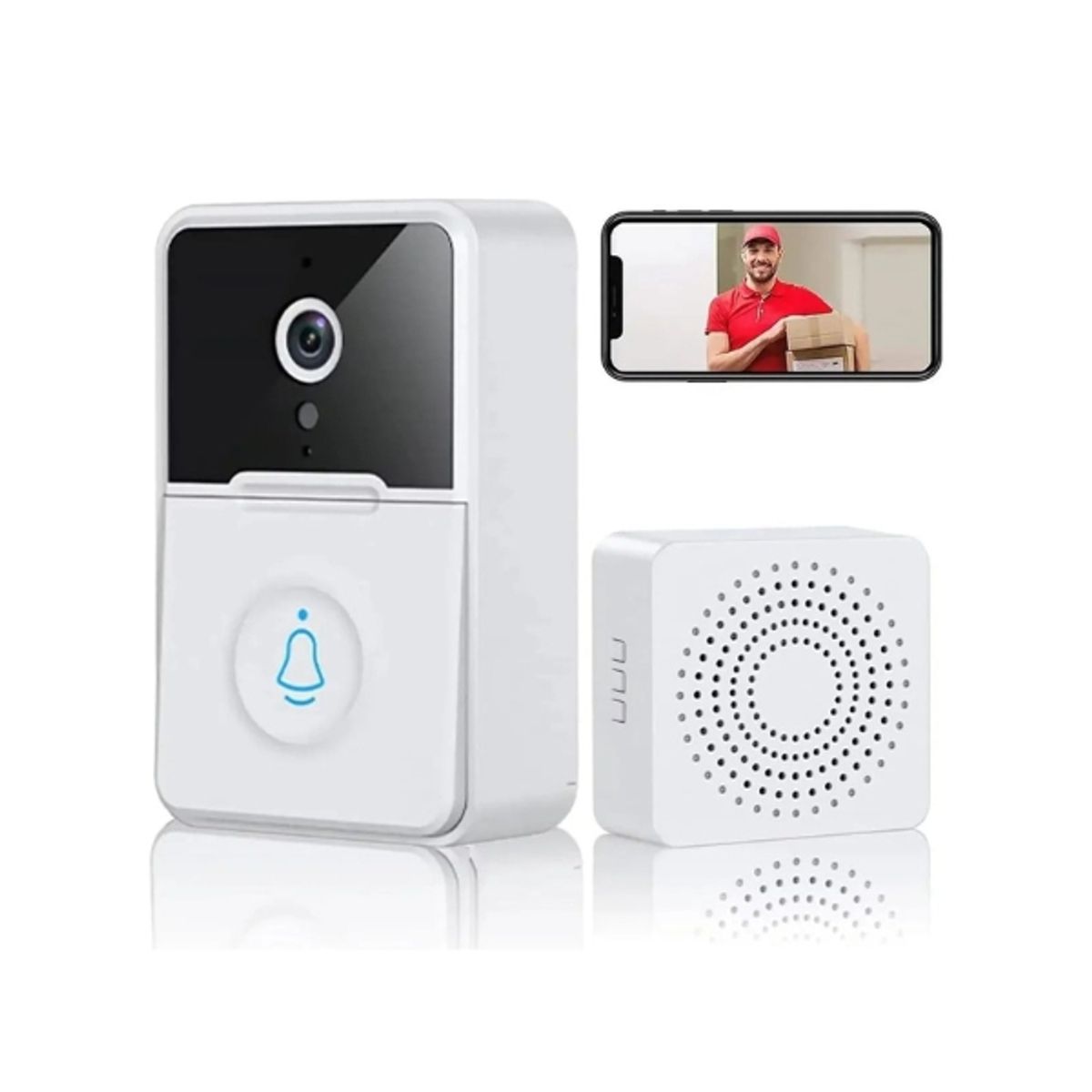 GENERICO - Timbre De Video Inalambrico Camara Seguridad Vision Nocturna