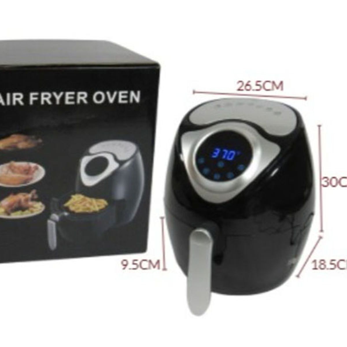 GENERICO - Olla Freidora De Aire Friver Oven 4.2 Litros