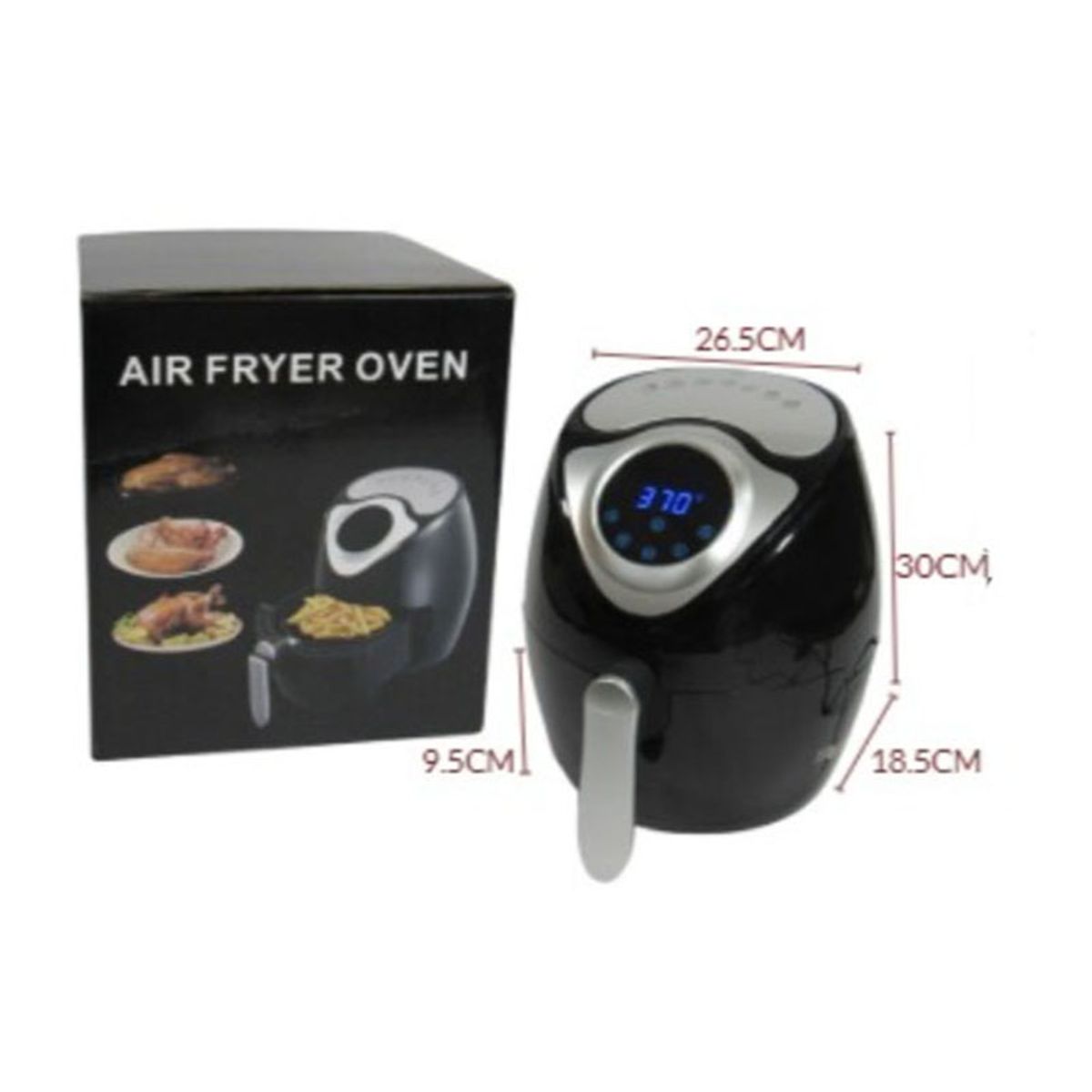 GENERICO - Olla Freidora De Aire Friver Oven 4.2 Litros