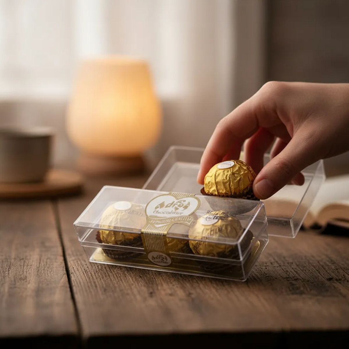 ADRO - Adro Estuche Rectangular X3 Chocolates Golden 9 Pack