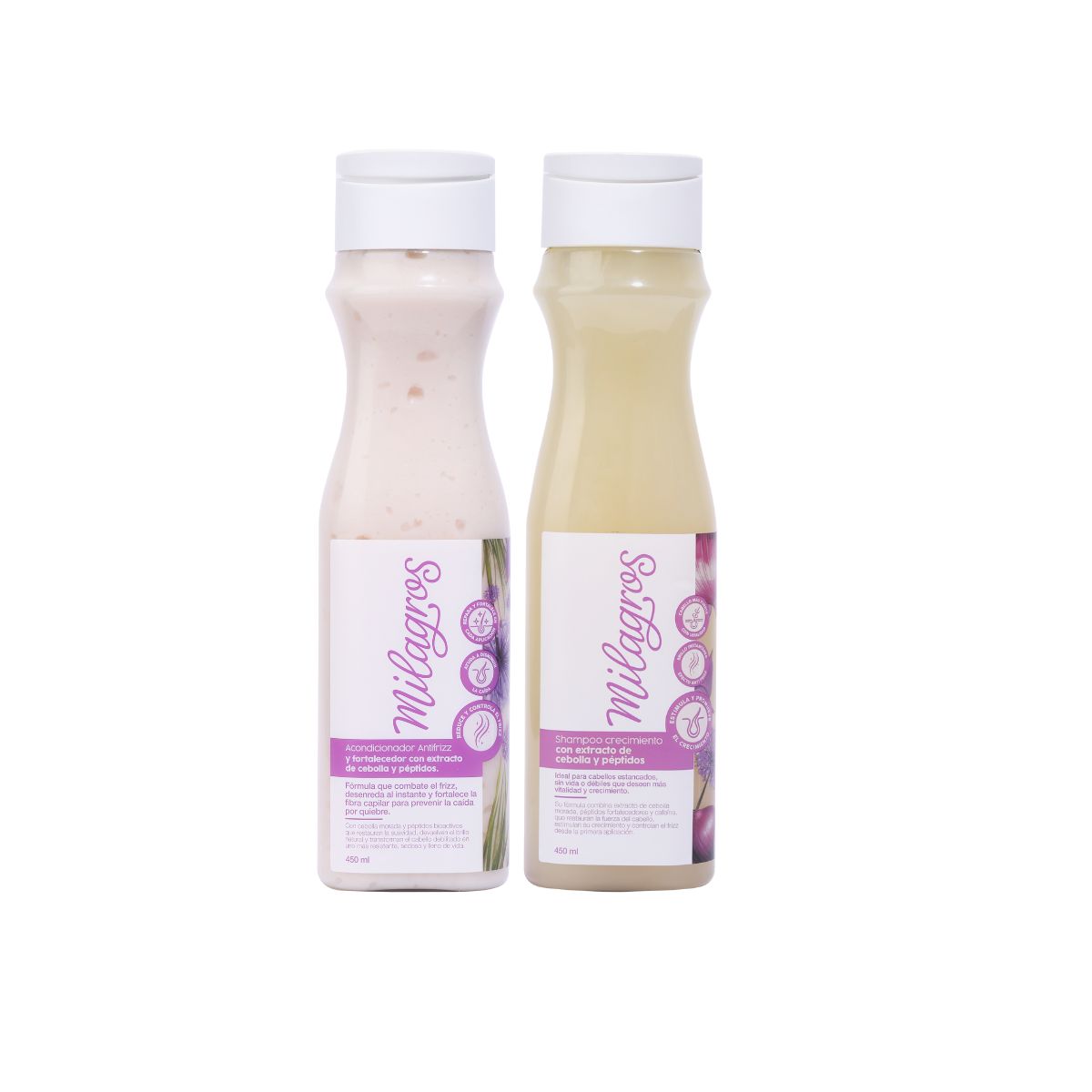 GENERICO - KIT SHAMPOO MILAGROS DE CEBOLLA  Y ACONDICIONADOR