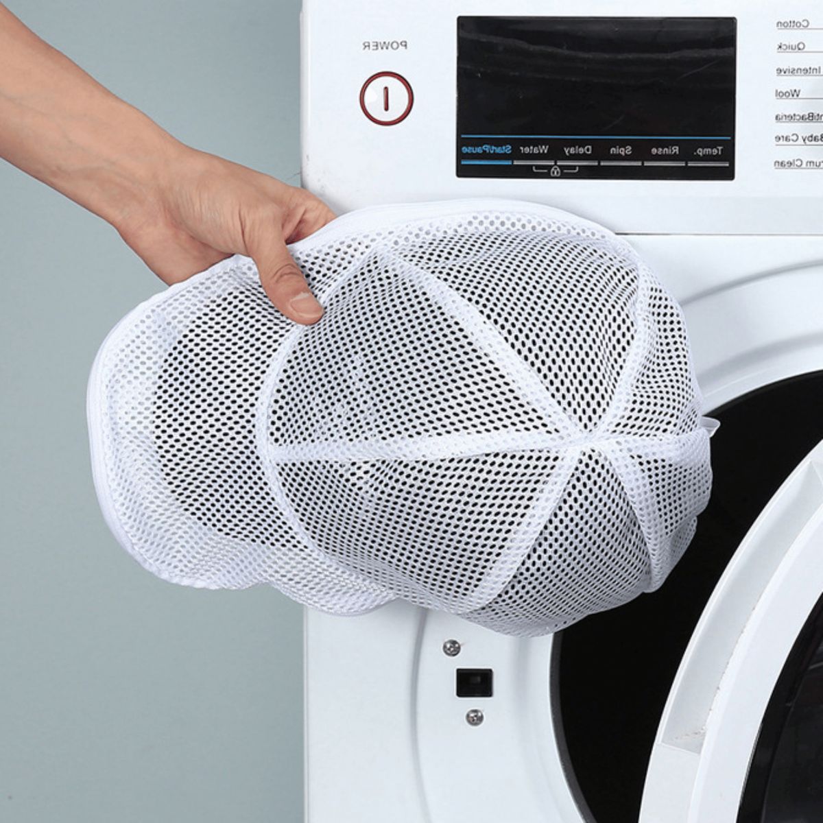 GENERICO - Bolsa Jaula Rejilla Funda Para Lavar Gorra En Lavadora Malla Anti deformación