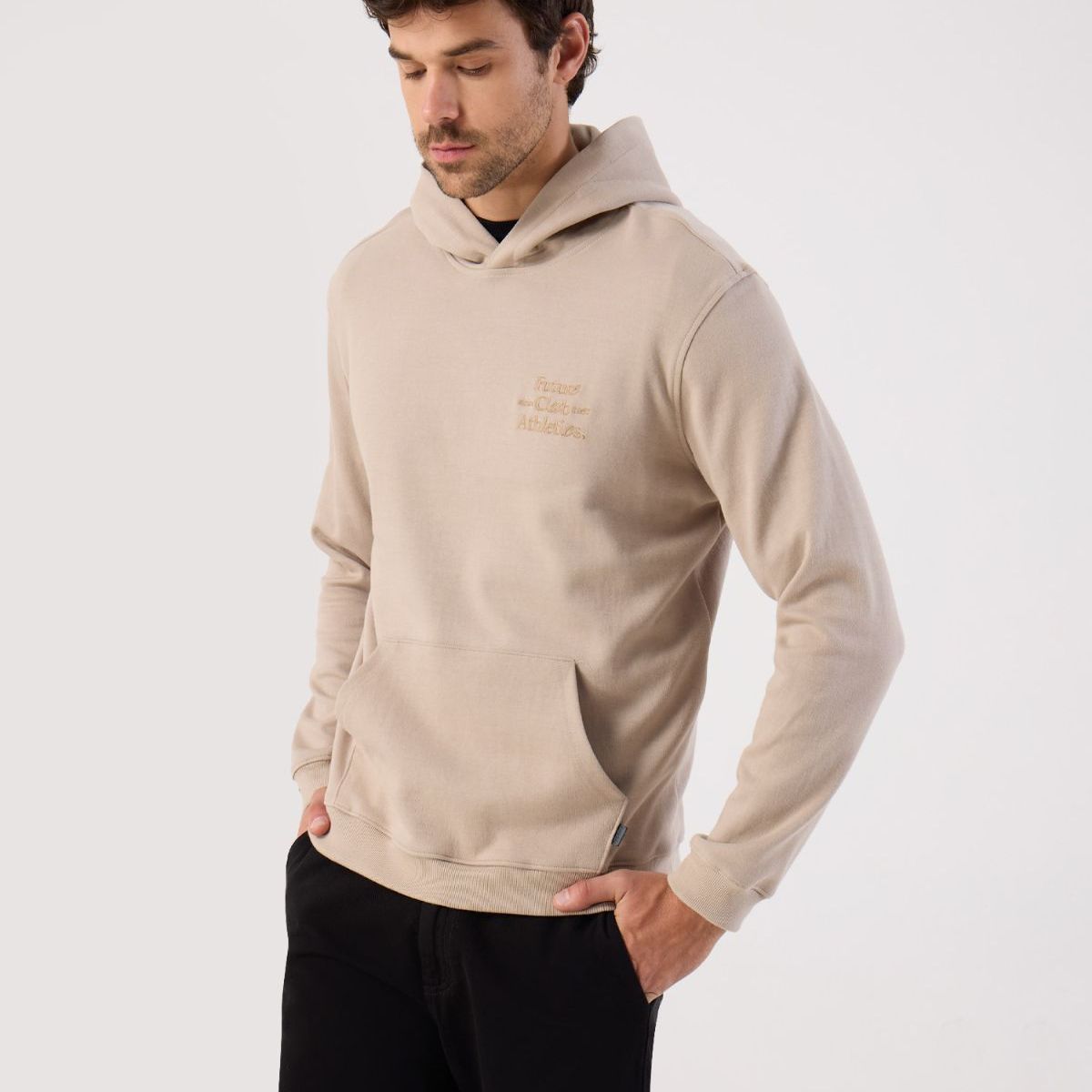 PATPRIMO - Buzo  Para Hombre Hoodie Color Beige Marca Patprimo #44060326