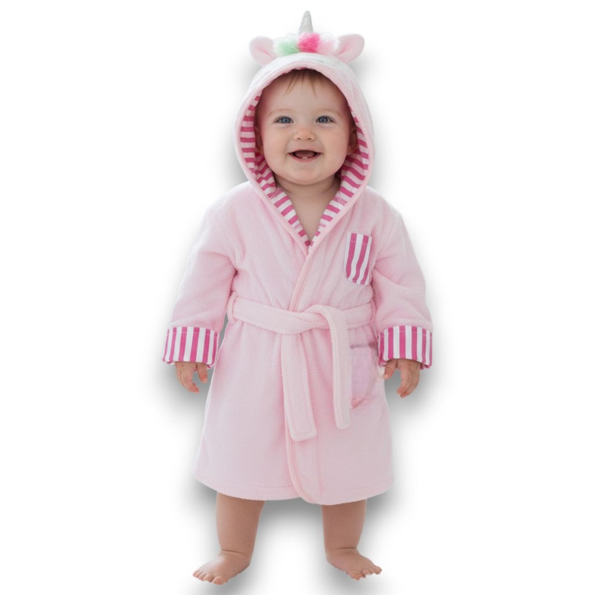 GENERICO - Toalla Bebe Bata Baño Con Capucha Niños Niñas Infantil Suave