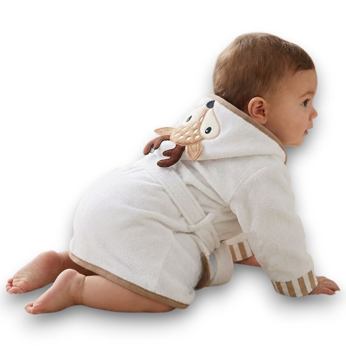 GENERICO - Toalla Bebe Bata Baño Con Capucha Niños Niñas Infantil Suave