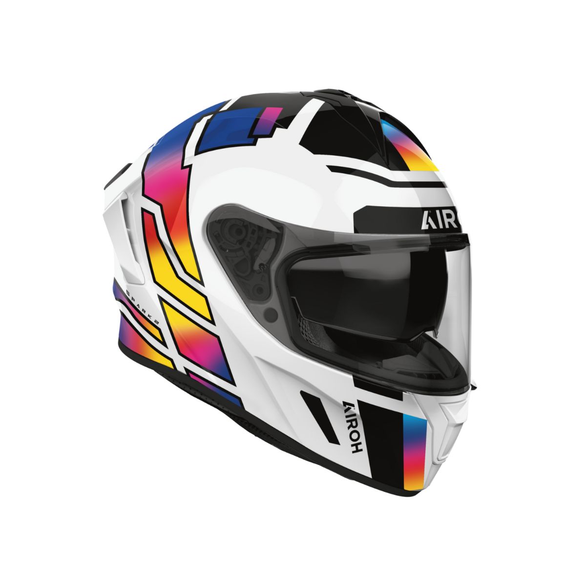 AIROH - SPARK 2 LIVELY RAINBOW BRILLO / SPARK 2 LIVELY MINT BRILLO ECE22.06