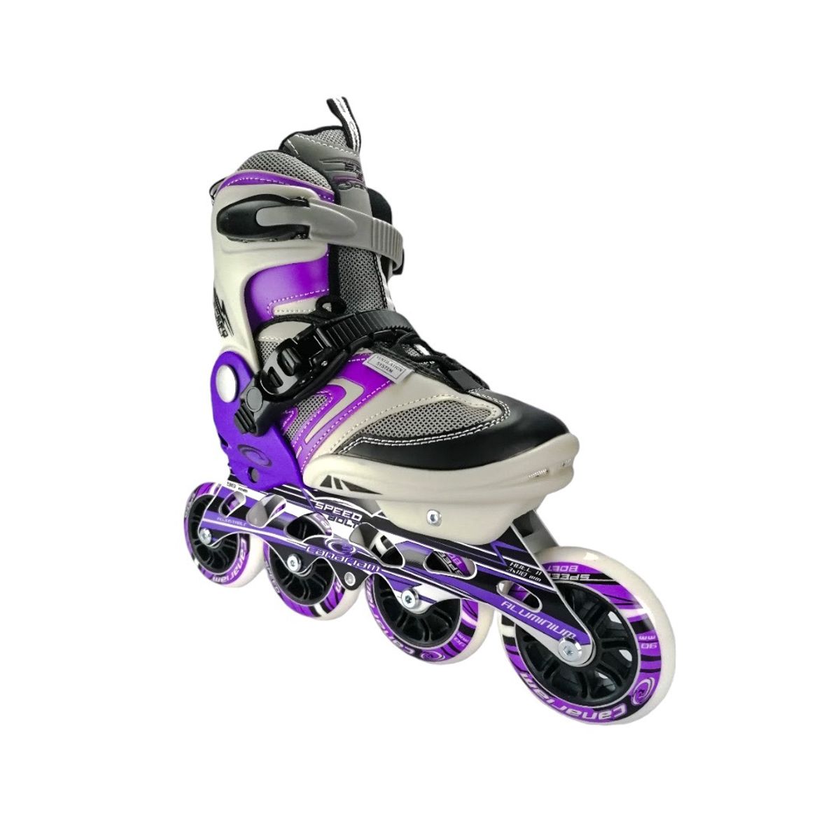 CANARIAM - Patines En Linea Semiprofesionales Canariam Speed Bolt L 37 Ajustables a 40 Morado
