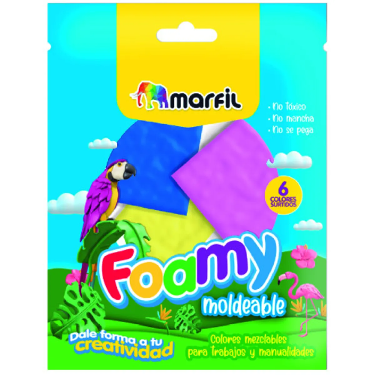 POINTER - Foamy Marfil Moldeable X6 colores varios