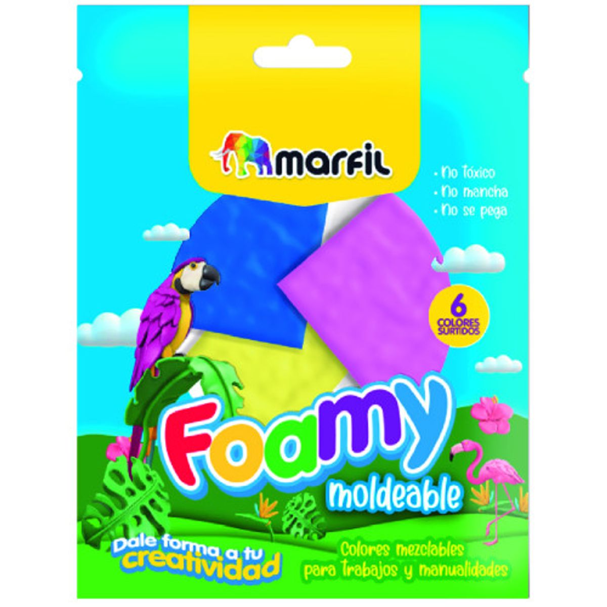 POINTER - Foamy Marfil Moldeable X6 colores varios