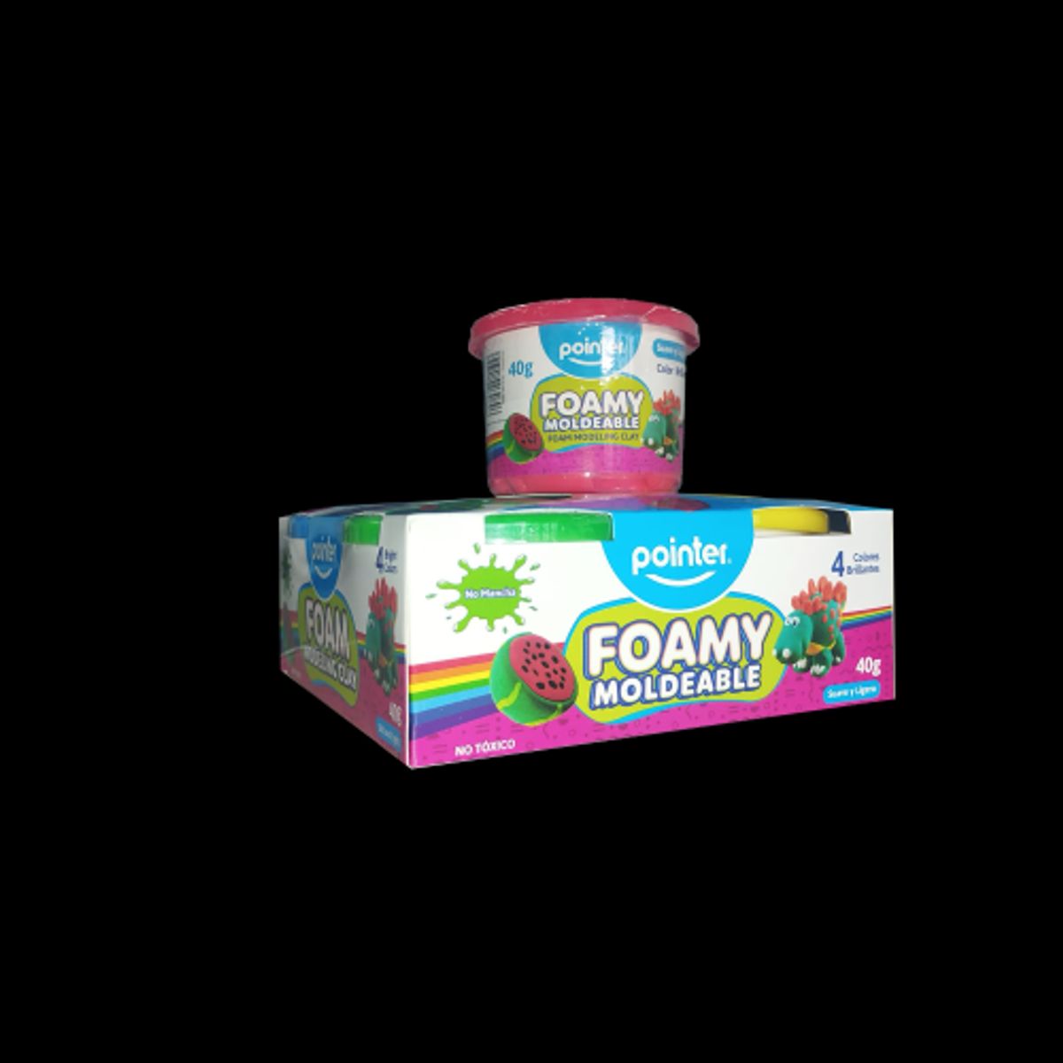 POINTER - Foamy moldeable 4 colores surtidos SLC-4C-160G Pointer
