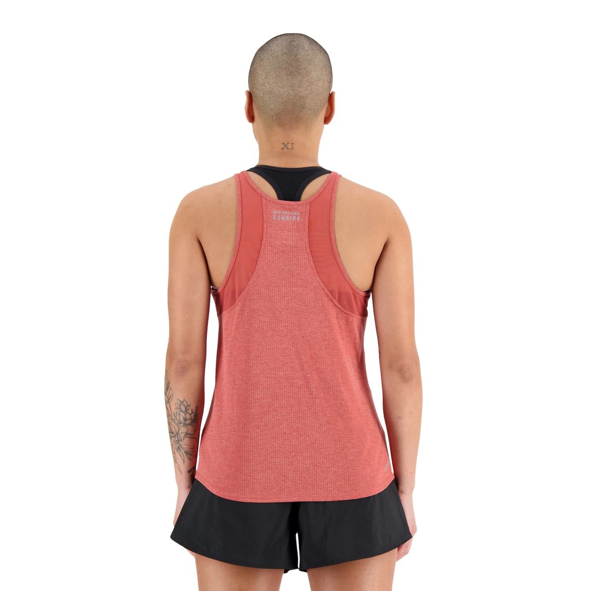 NEW BALANCE - Camisa Deportiva New Balance Original Impact Run Rojo Mujer