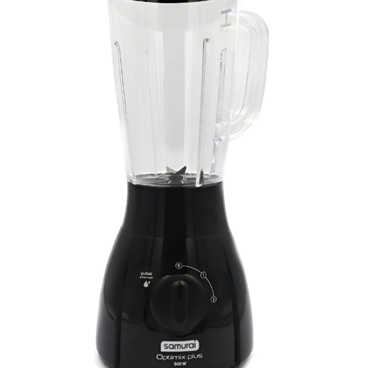 SAMURAI - Licuadora Samurai Optimix Plus 500 Watts 2 Litros Negro 110v