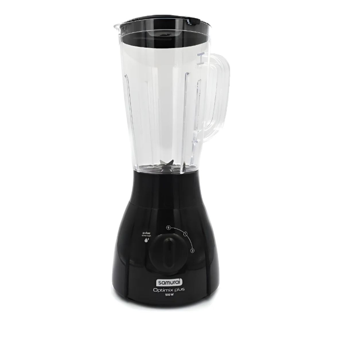 SAMURAI - Licuadora Samurai Optimix Plus 500 Watts 2 Litros Negro 110v