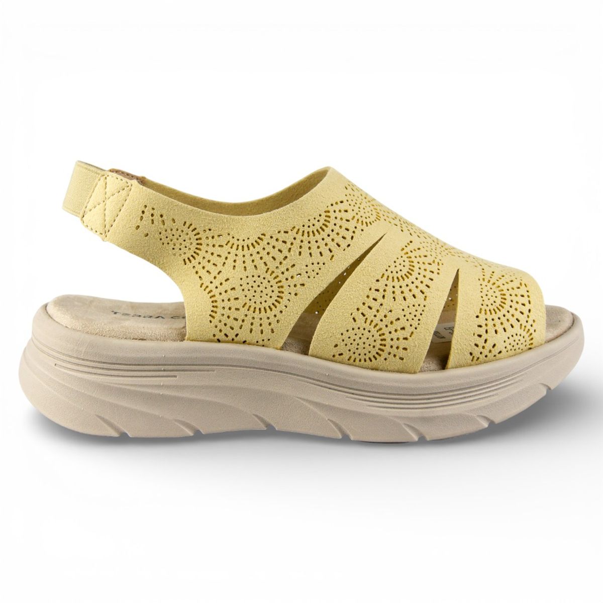 KANNA AND CO - Price Shoes Sandalia Casual Mujer 622EF-9905AMARILLO.