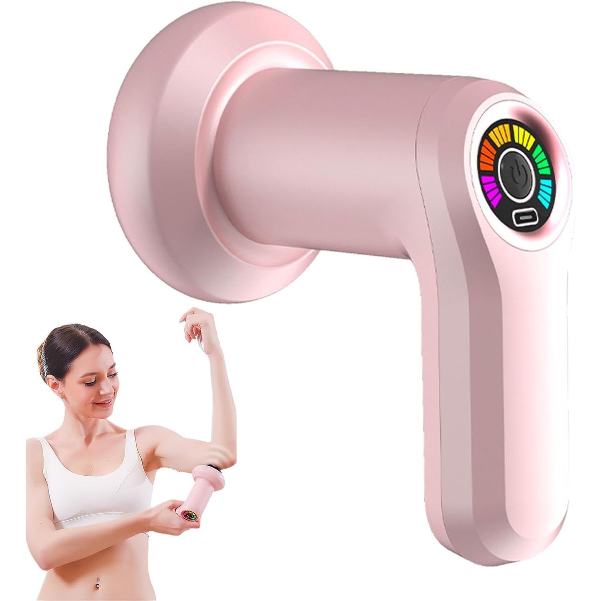 HOME - MASAJEADOR MOLDEADOR RELAJANTE SHIATSU RECARGABLE  5 ACCESORIOS