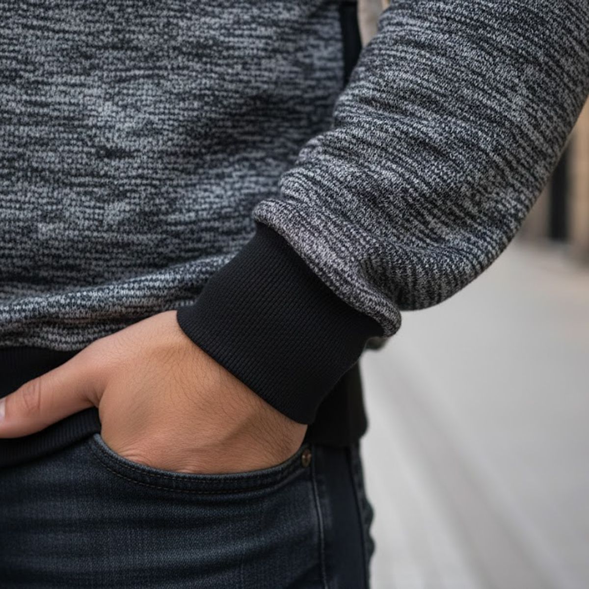 THE CLOTHING COMPANY - Chaqueta Hombre Algodon Buso Buzo Cuello Alto