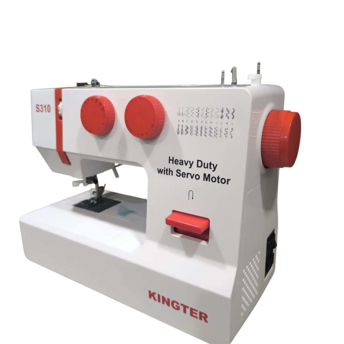 KINGTER - Máquina de coser Familiar Kingter Heavy Duty 24 Puntadas Blanco 110v