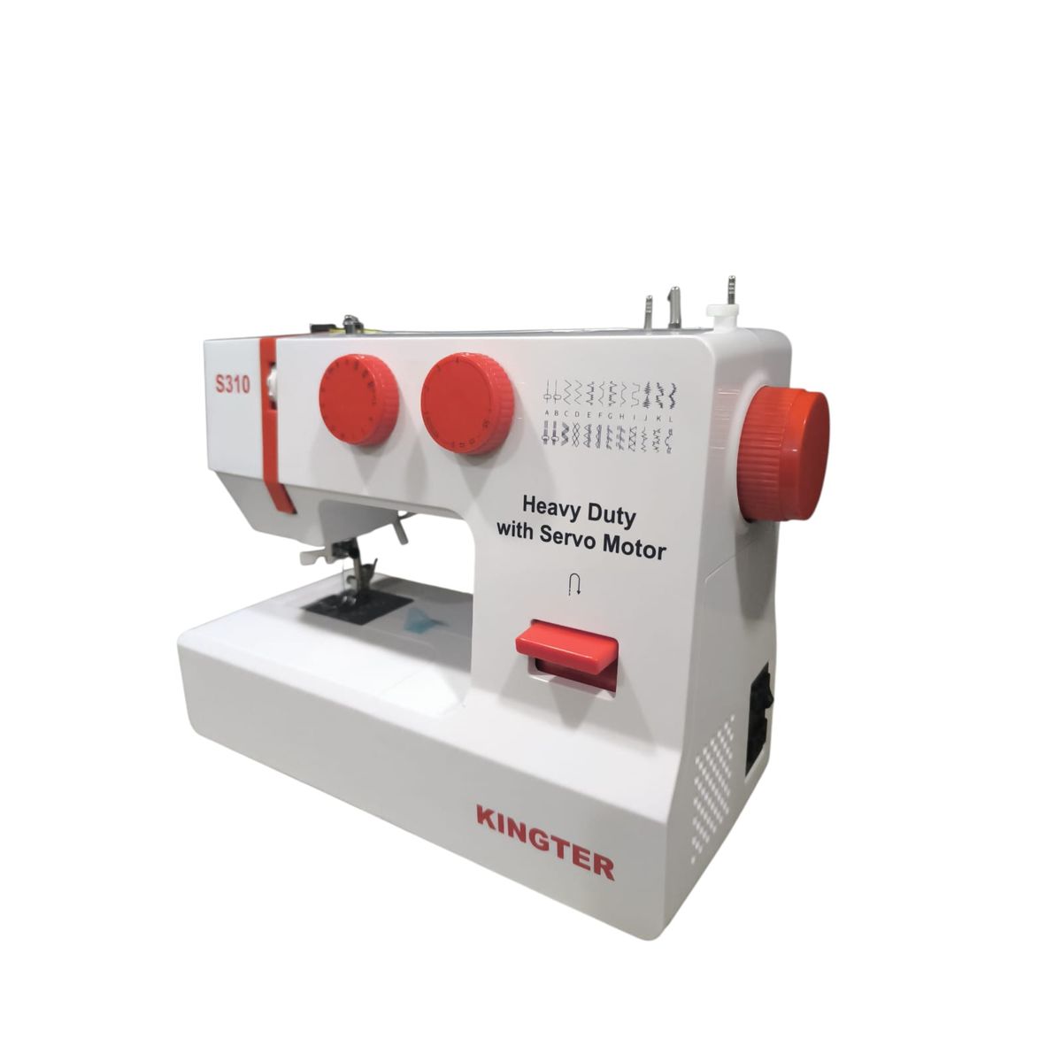 KINGTER - Máquina de coser Familiar Kingter Heavy Duty 24 Puntadas Blanco 110v