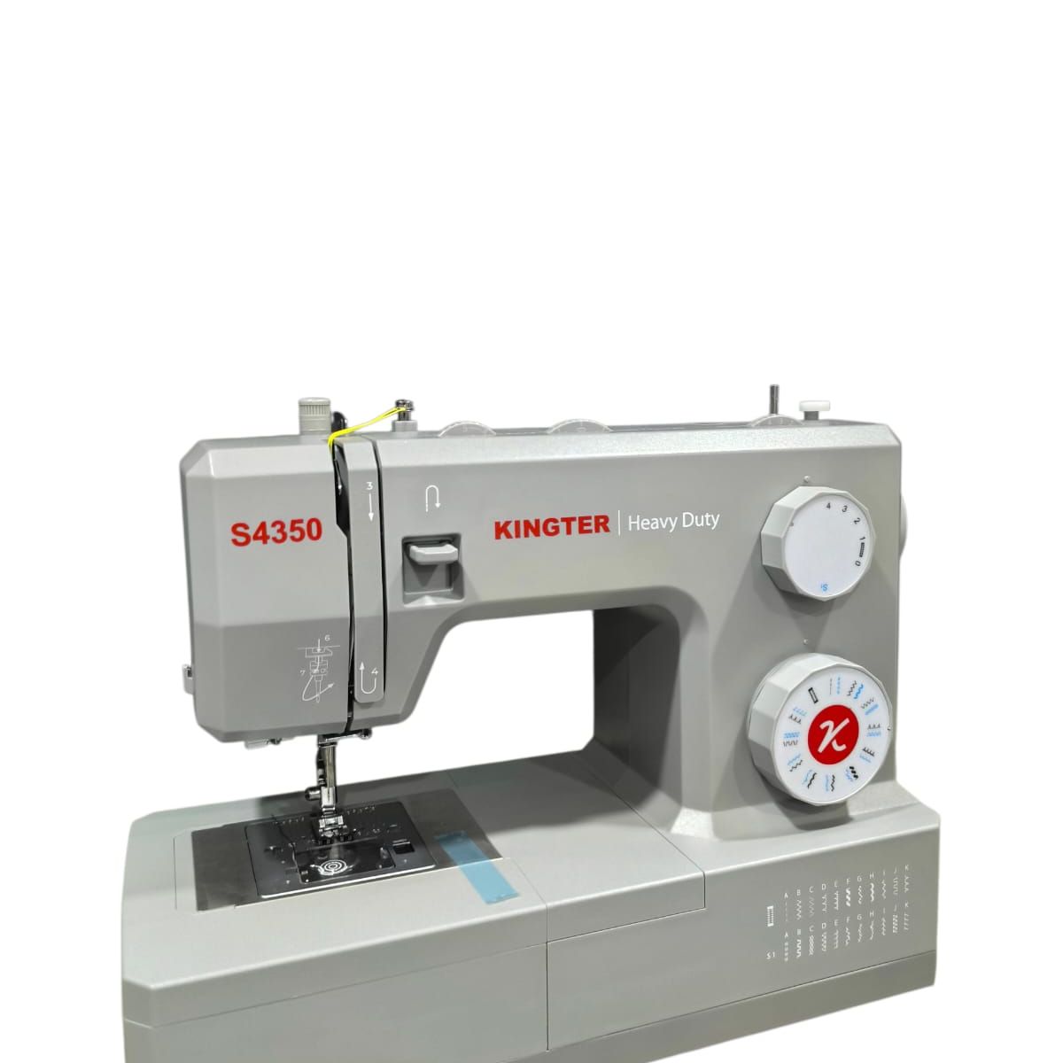 KINGTER - Máquina de coser Kingter Heavy Duty Potente 24 Puntadas Gris 110v