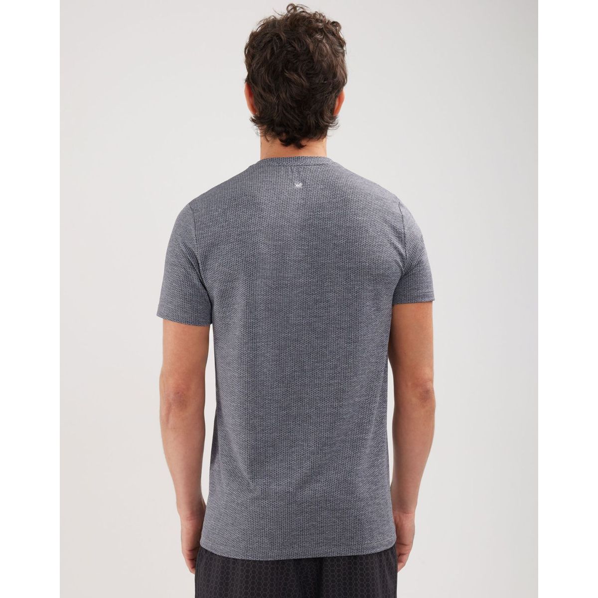 PATPRIMO - Camiseta Jaspeada  Para Hombre Gris Patprimo